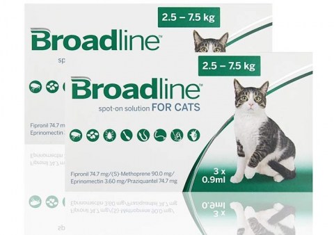 Broadline antiparazitik za mačke 2,5-7.5kg težine
